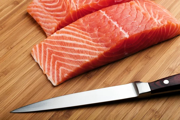 Filete de salmón — Foto de Stock