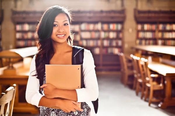 Asiático estudante universitário — Fotografia de Stock