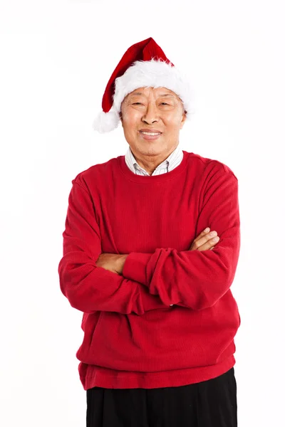 Ledande asiatiska firar jul — Stockfoto