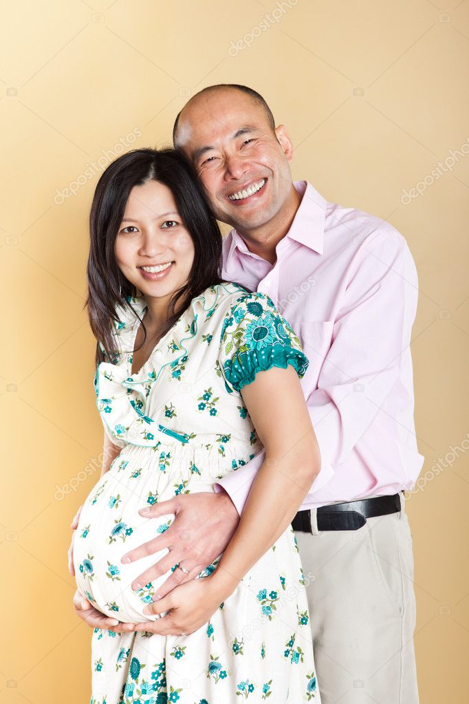 Asian girl and her husband