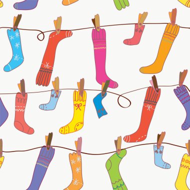 Socks seamless funny wallpaper clipart