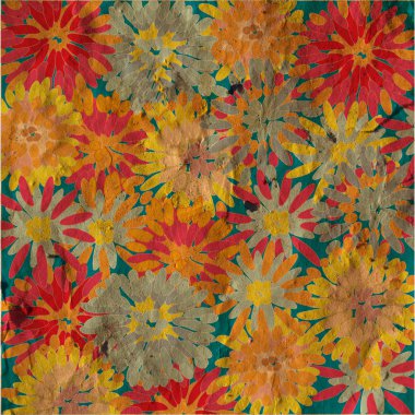 Grunge floral background clipart