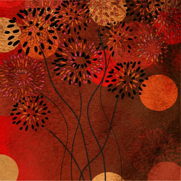 Blommig textur bakgrund — Stockfoto