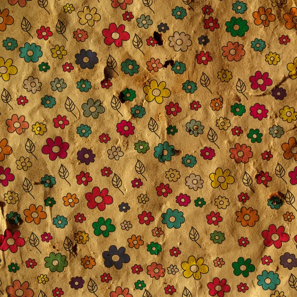 Fundo de papel floral vintage — Fotografia de Stock