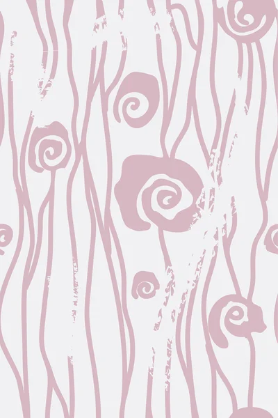 Roses abstract seamless wallpaper — Stock Vector