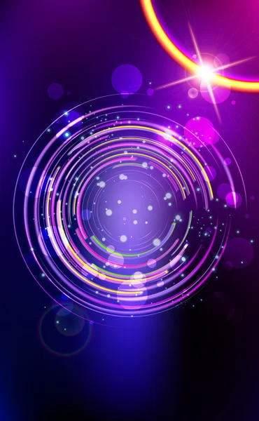 Abstract lens flare background. — Stock Vector