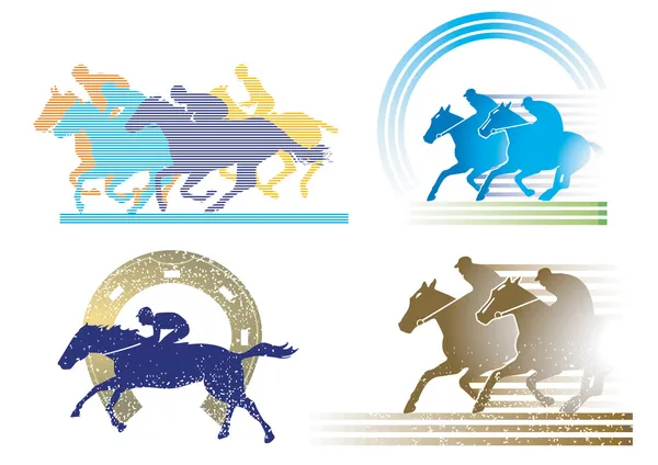 4 at yarışı karakteri — Stok Vektör