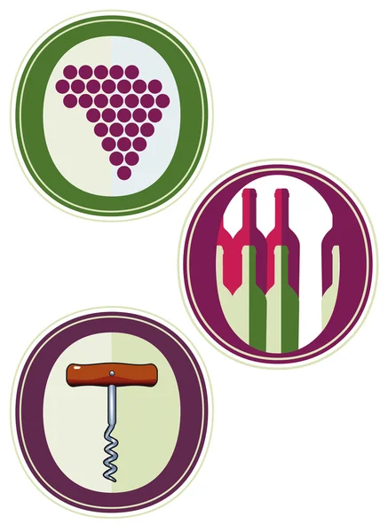 Вино знак — стоковий вектор