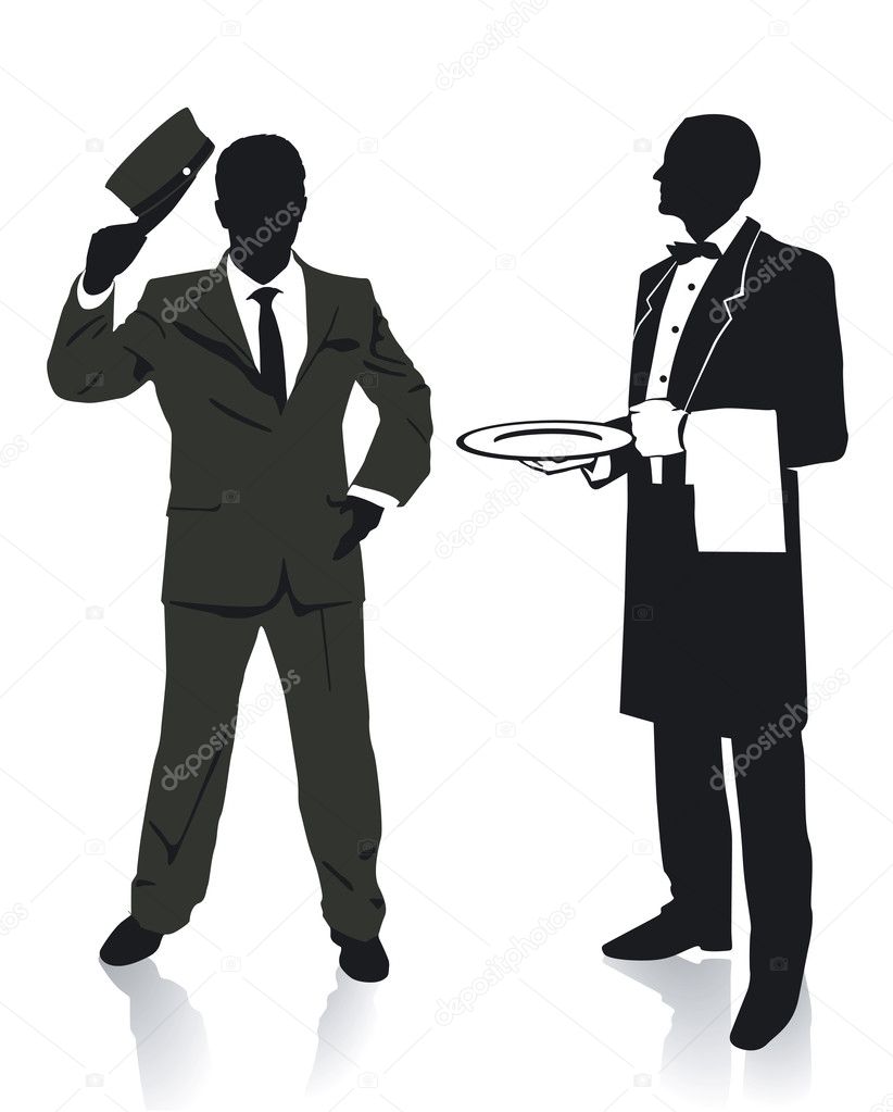 Waiter and porter