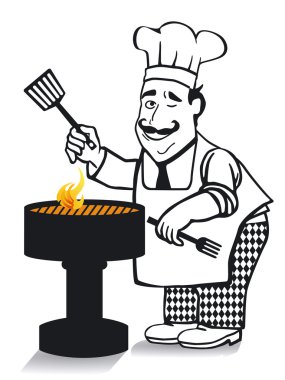 The chief cook clipart