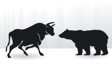 Bulls and Bears clipart