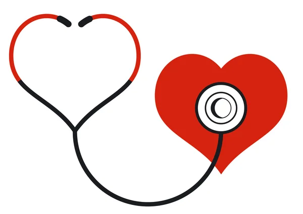 Medizin mit Herz — Stockvektor