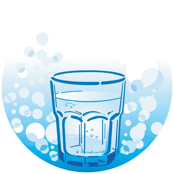 Acqua potabile pulita — Vettoriale Stock