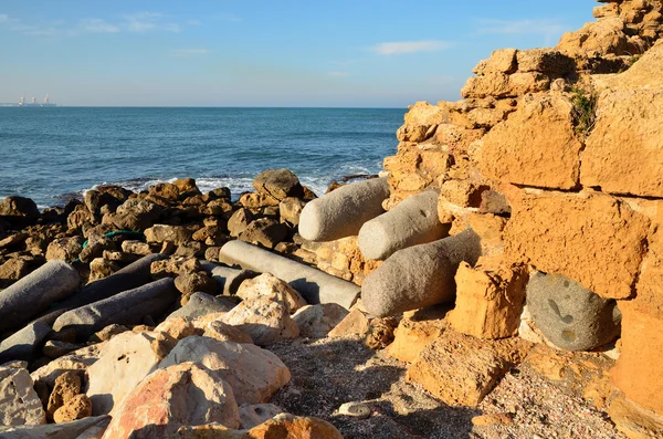 Caesarea maritima bağlantı noktası — Stok fotoğraf