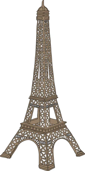 フランスのパリにあるエッフェル塔 — ストックベクタ