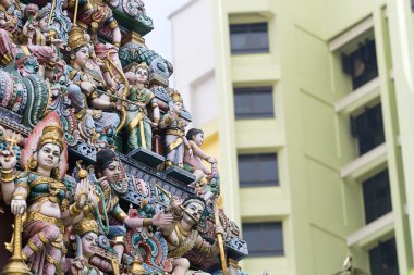 Sri Veeramakaliamman Temple in Singapore clipart