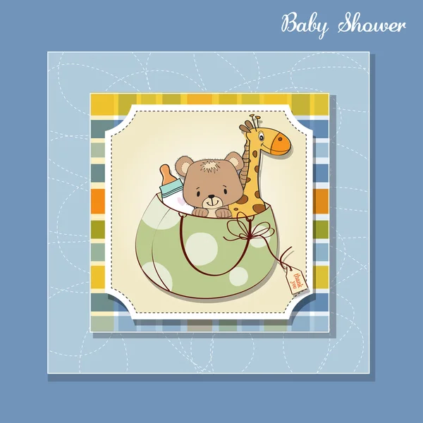Új baby shower kártya játékok — Stock Fotó
