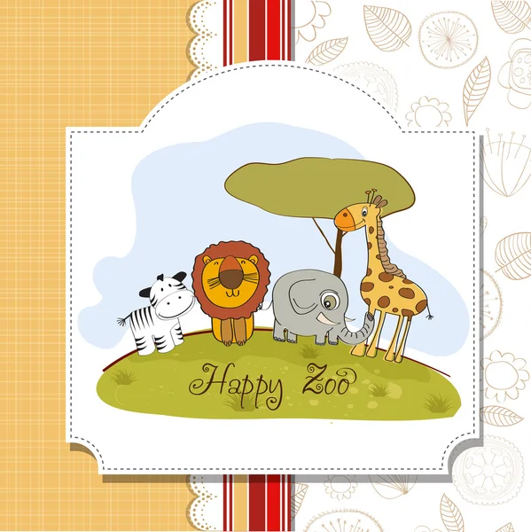 Happy zoo — Stock Photo, Image