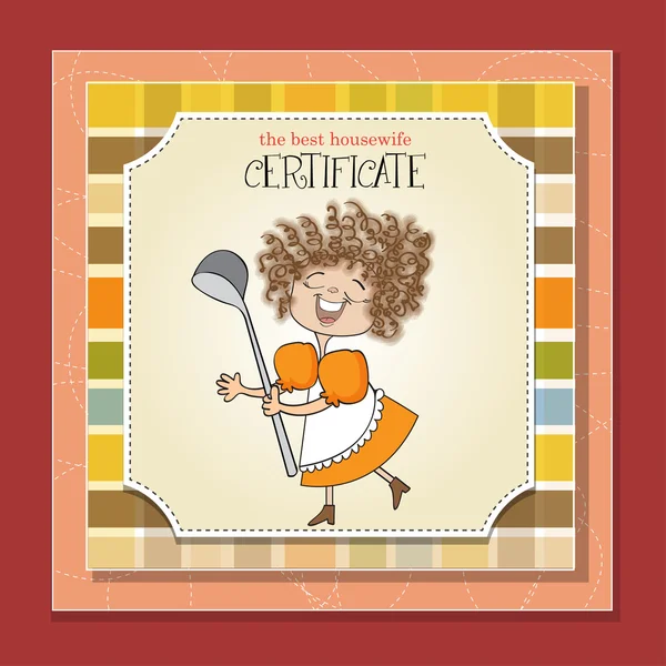 The best wifehouse certificate — Stock Photo, Image