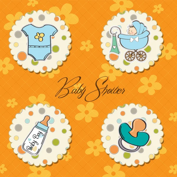 Carte de douche bébé — Photo