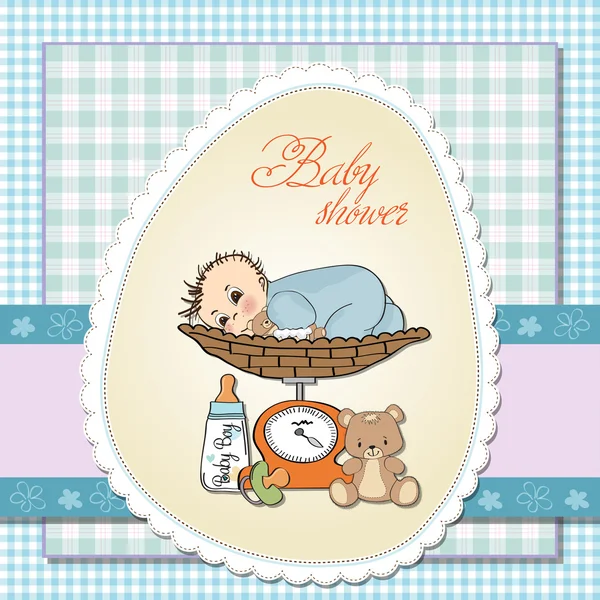 New baby boy arrived — Stock Photo, Image