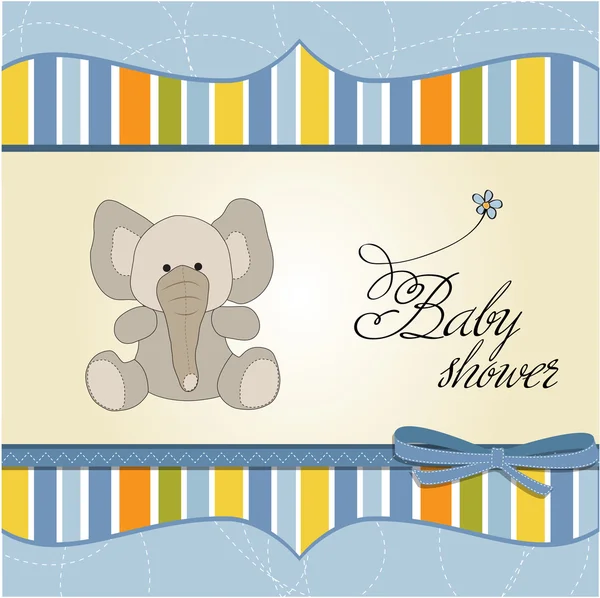 Romantic baby announcement card — Stock Photo, Image