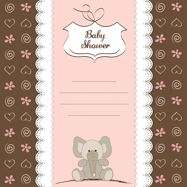 Cartão de anúncio do bebê romântico — Fotografia de Stock