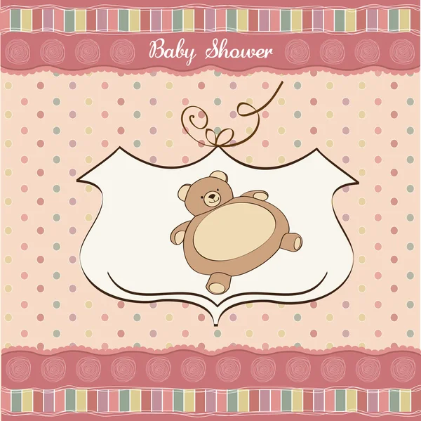 Romantik bebek hediye kartı — Stok fotoğraf