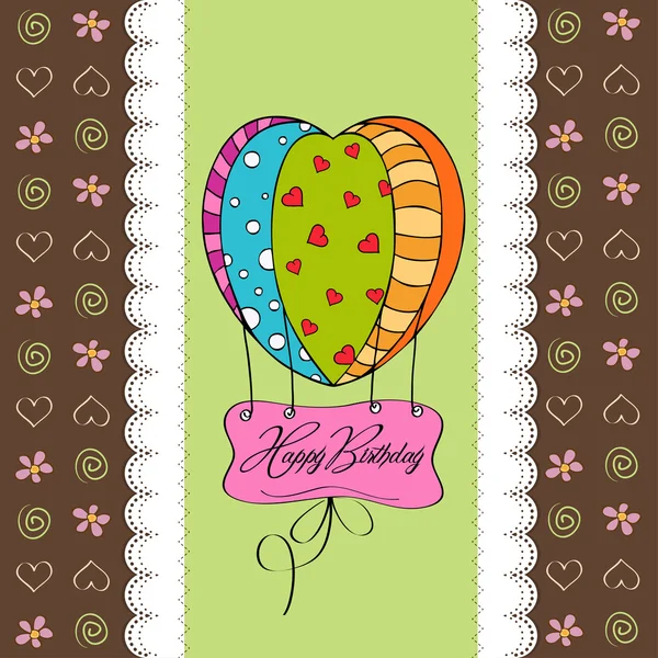 Urodziny balon — Zdjęcie stockowe
