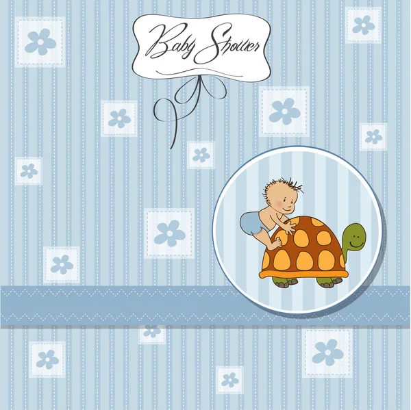 Divertente baby shower card — Foto Stock