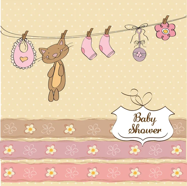 Κάρτα ντους μωρού — Φωτογραφία Αρχείου