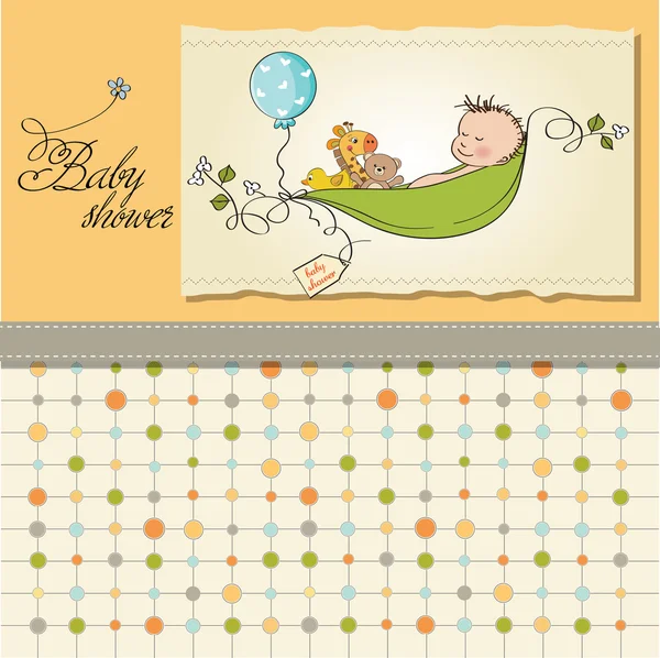 Annoncement-Karte für Babys — Stockfoto