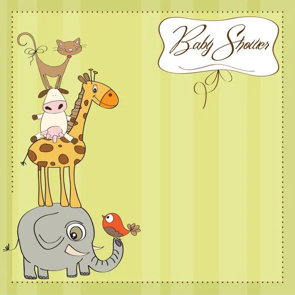 Babyduschkarte — Stockfoto
