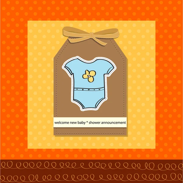 Hoş geldin bebek kartı — Stok fotoğraf