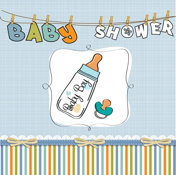 Baby boy shower card — Stock Photo © ClaudiaBalasoiu #6447713