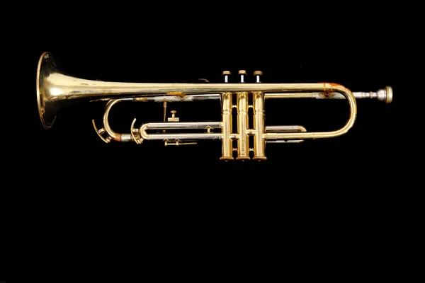 황금 트럼펫 — 스톡 사진