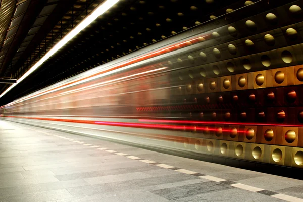 Metro achtergrond van de Praag — Stockfoto