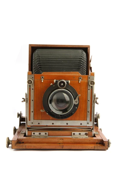 Old wooden camera Royalty Free Stock Images