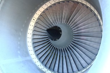 Airplane turbine clipart