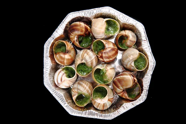 Escargots - cuisine gastronomique française — Photo