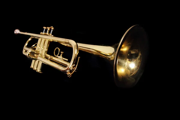 Trompeta de oro — Foto de Stock