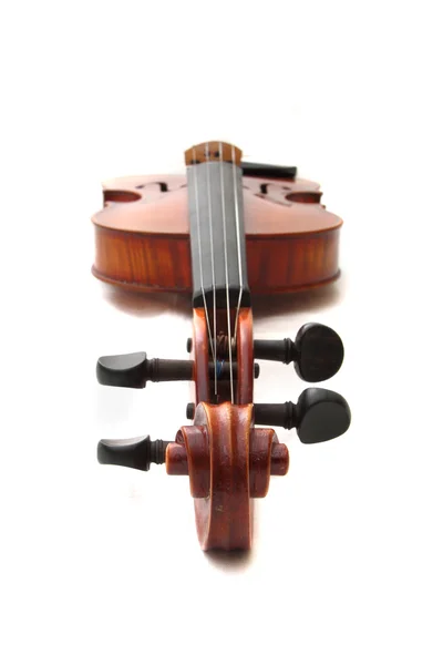 Старий дерев'яний скрипка — стокове фото