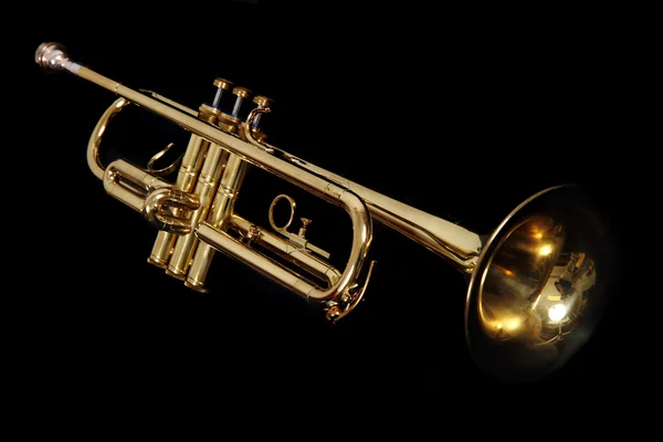 Trompeta de oro — Foto de Stock