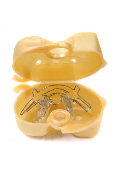 Složené závorky (ortodontické nástroj) — Stock fotografie