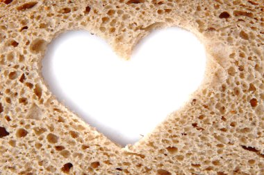 güzel ekmek kalp