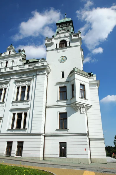 Vecchio municipio nella città minatore Ostrava — Foto Stock