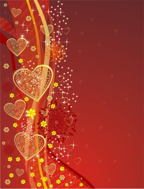 Heart background clipart