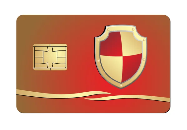 Kreditkort säkerhet — Stock vektor