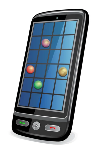 Mobiele telefoon vector — Stockvector