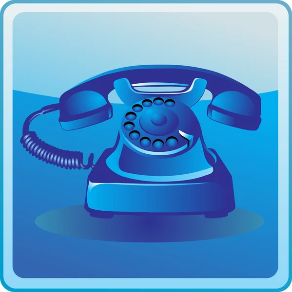 Old telephone — Stock Vector